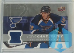 2008-09 Upper Deck UD Game Series 1 Jersey Lee Stempniak #GJ-LS Blues